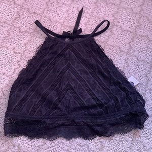 Aerie High Neck Halter Bralette